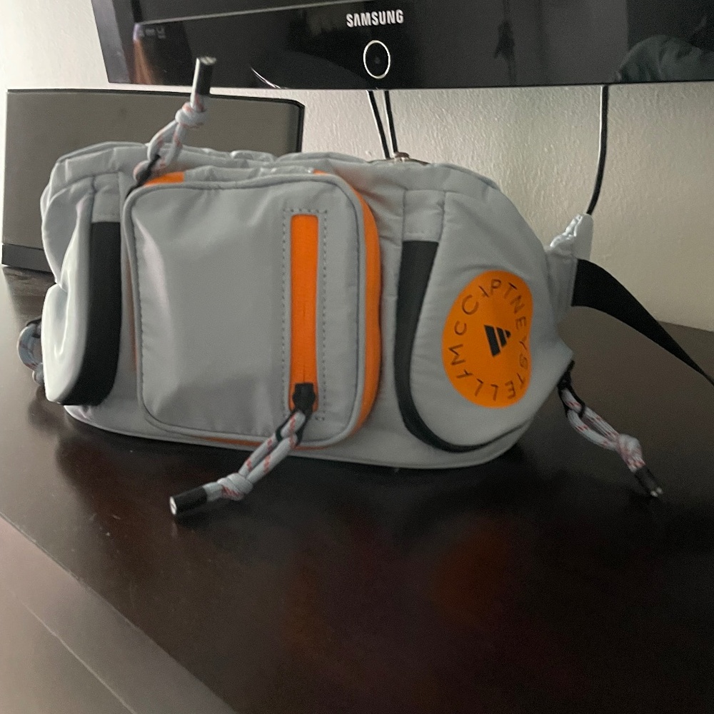 Adidas/Stella Maccartney bum bag/ waist bag/ dust blue/orange